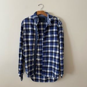 Blue Plaid Zara Shirt